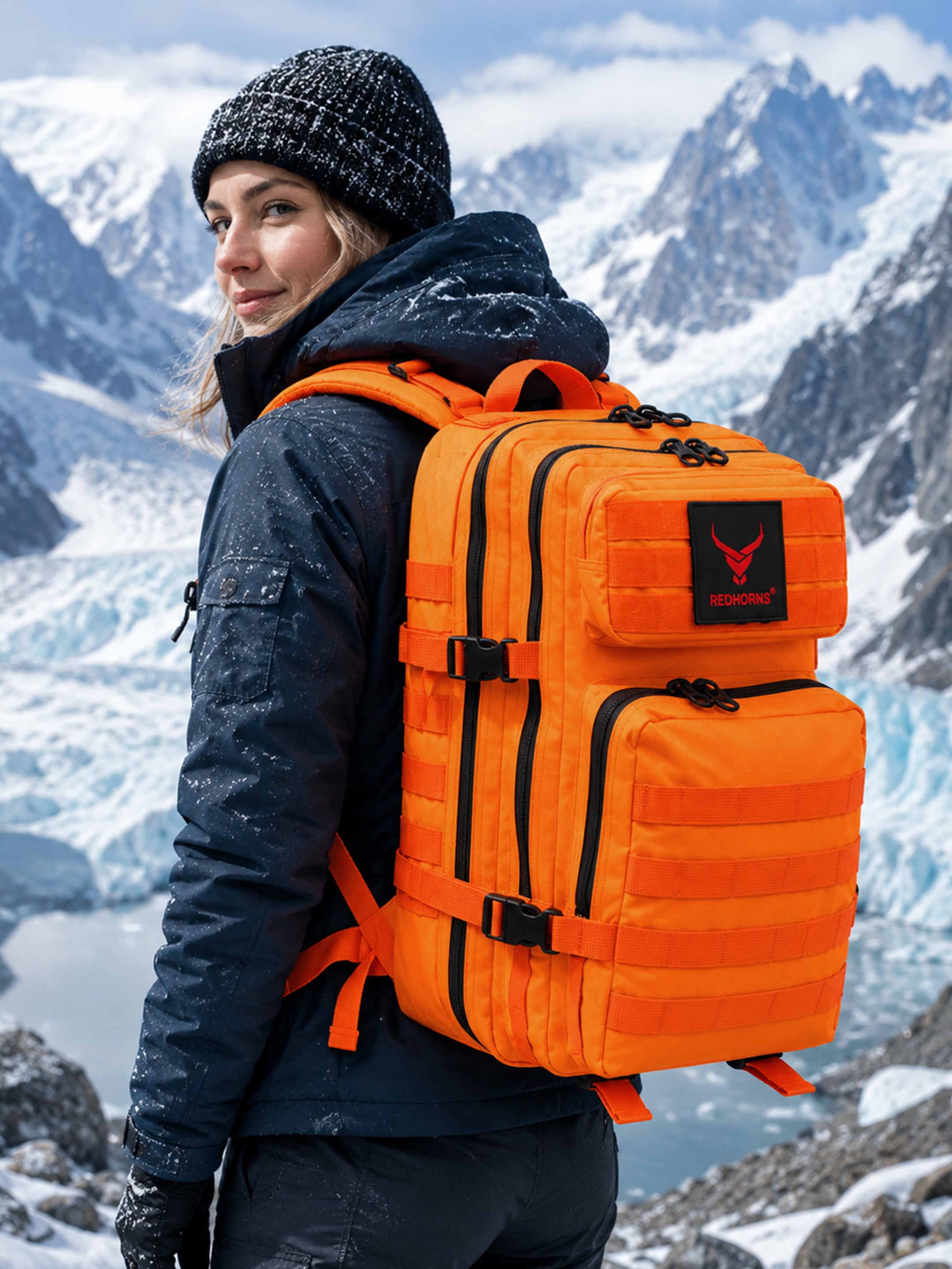 REDHORNS 52L Military Tactical Backpack - Orange - BP093T_2.jpg