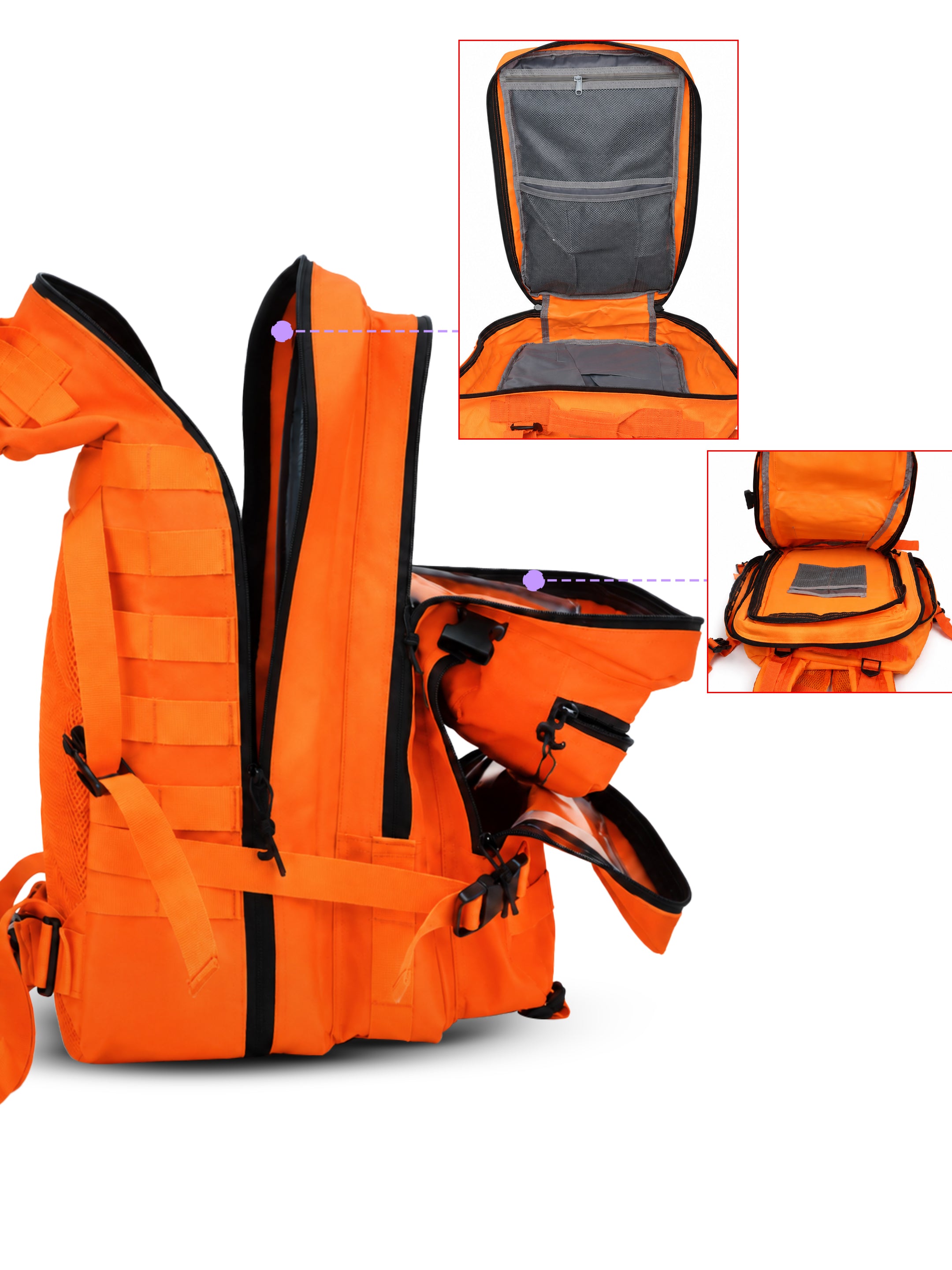 REDHORNS 52L Military Tactical Backpack - Orange - BP093T_4.jpg
