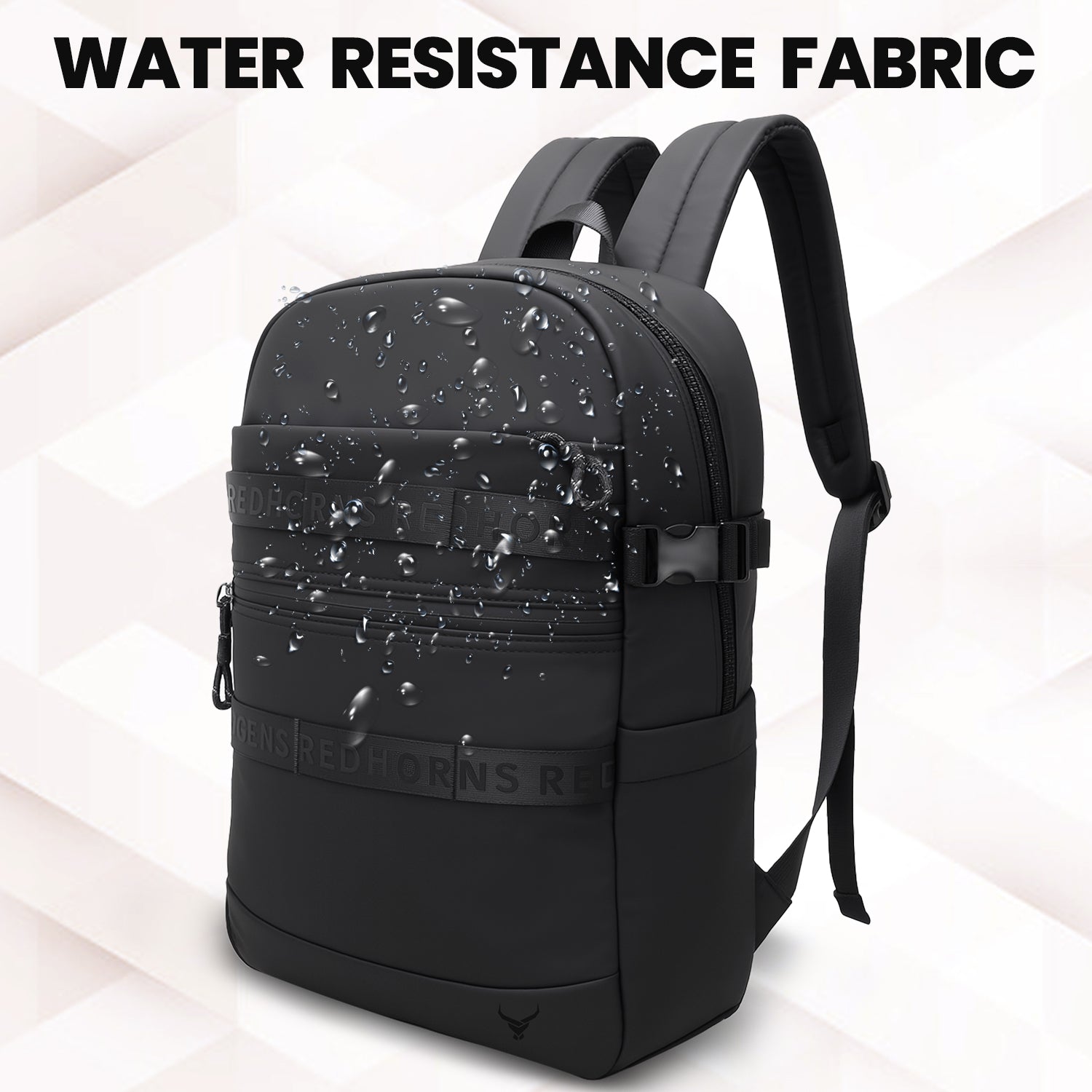 Typography Laptop Backpack