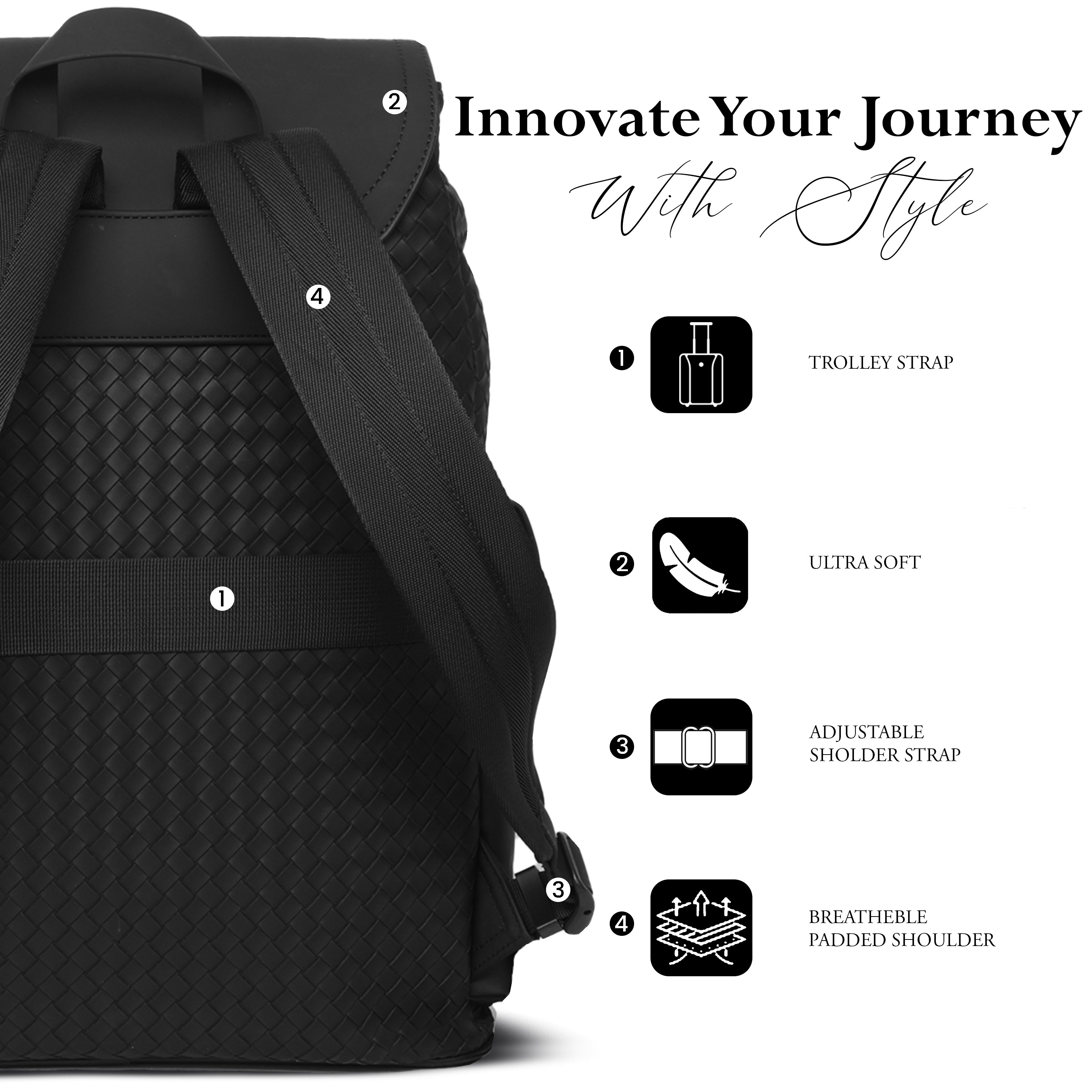 25L Waterproof Hiking Commute Laptop Backpack
