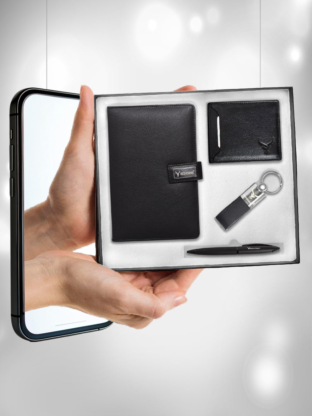 Diary Combo Set With Leather Wallet, Pen & Keyring