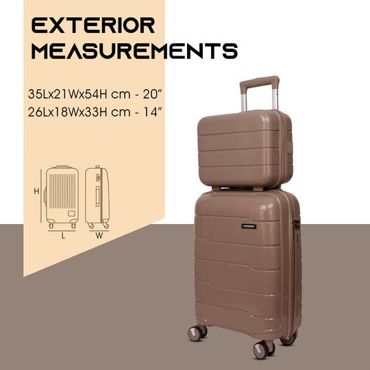 Cabin suitcase travel cabin backpack travel cabin bag#color_champagne