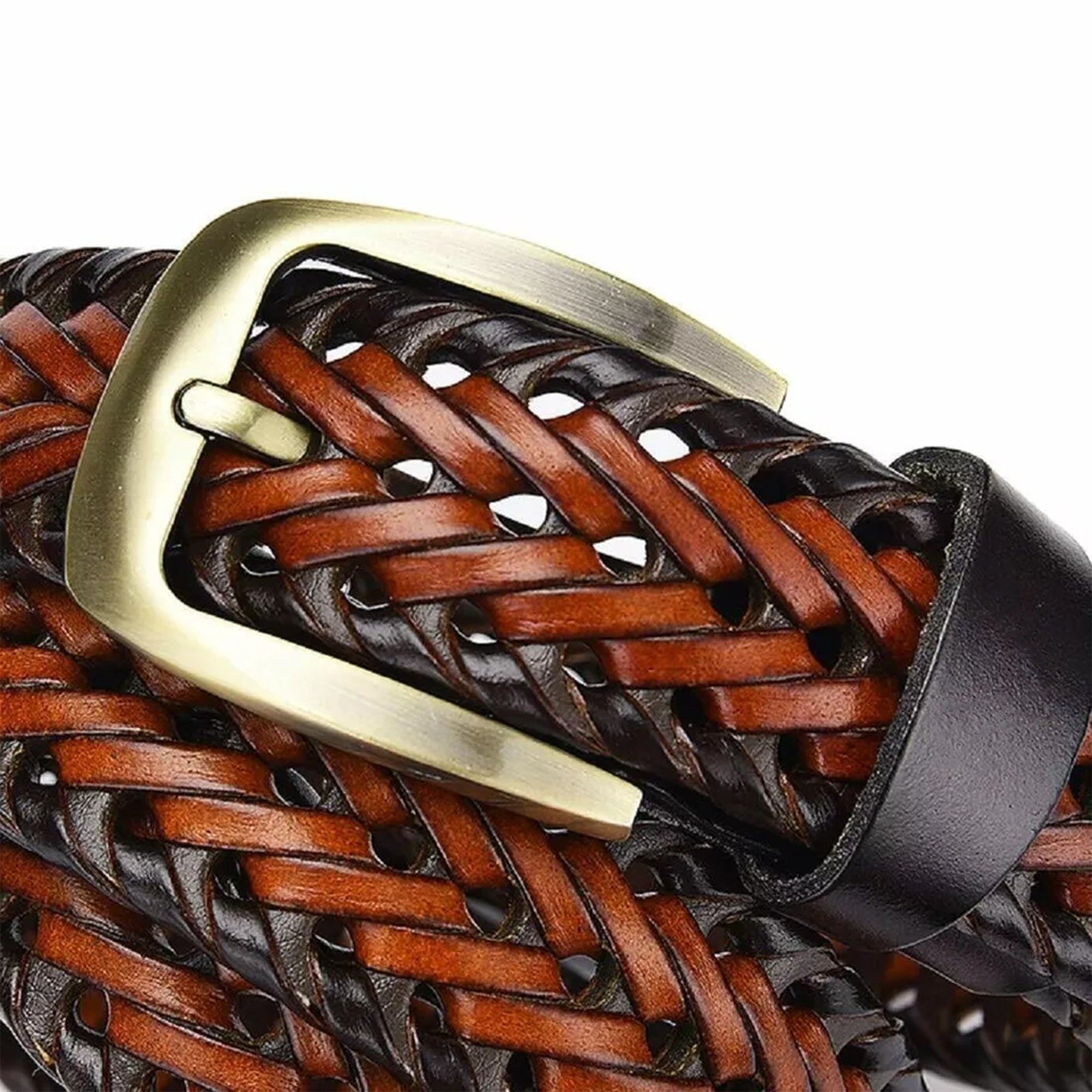 Mens leather waist belt casual fashion formal outfit#color_brown-tan
