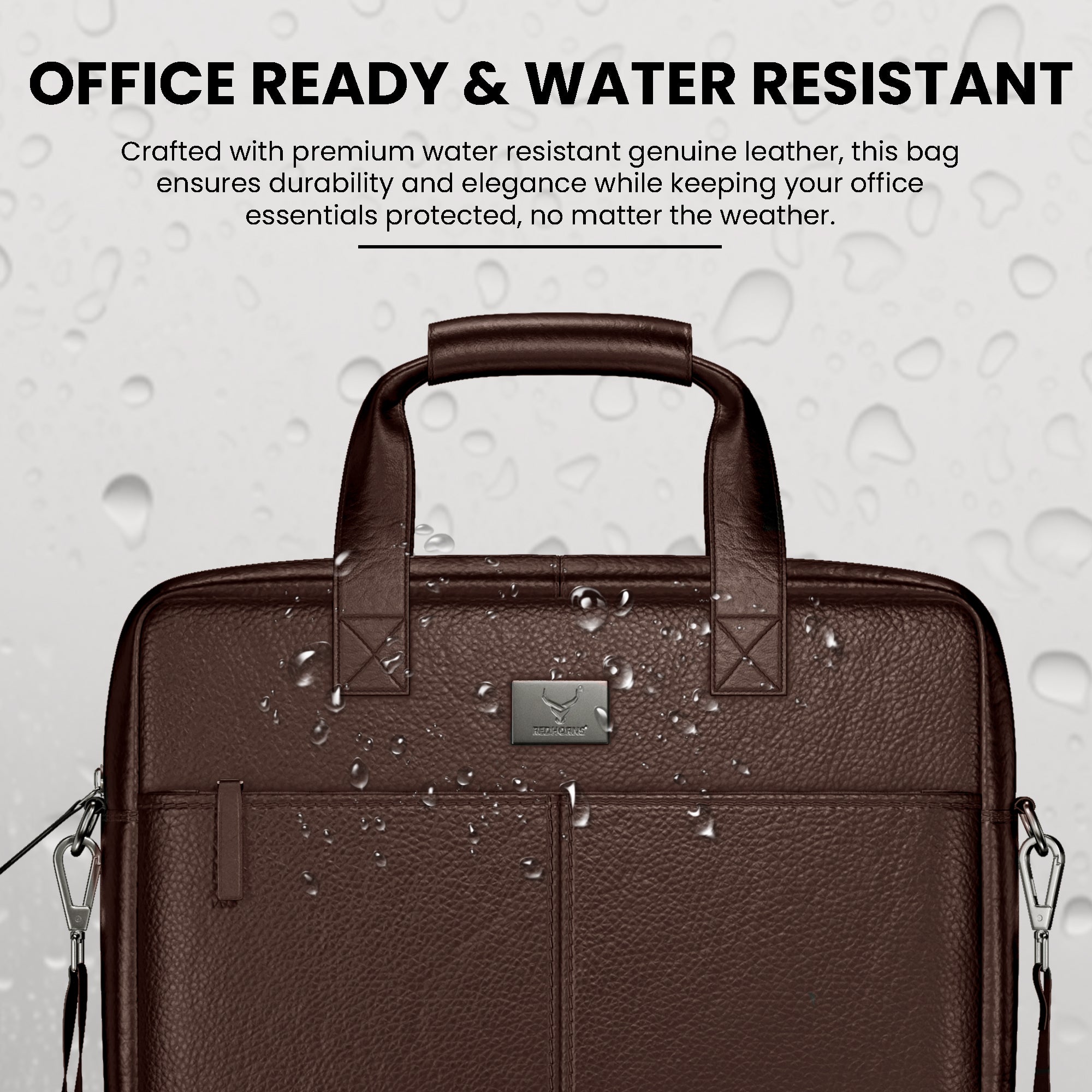 Leather briefcase briefcase for men briefcase bag#color_brown