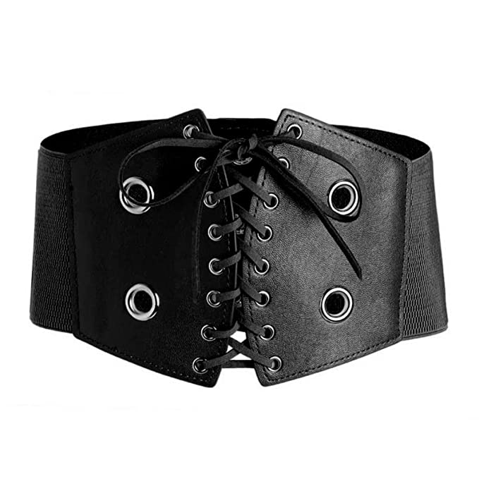 Redhorns Elastic Ladies Wide Belt#color_black