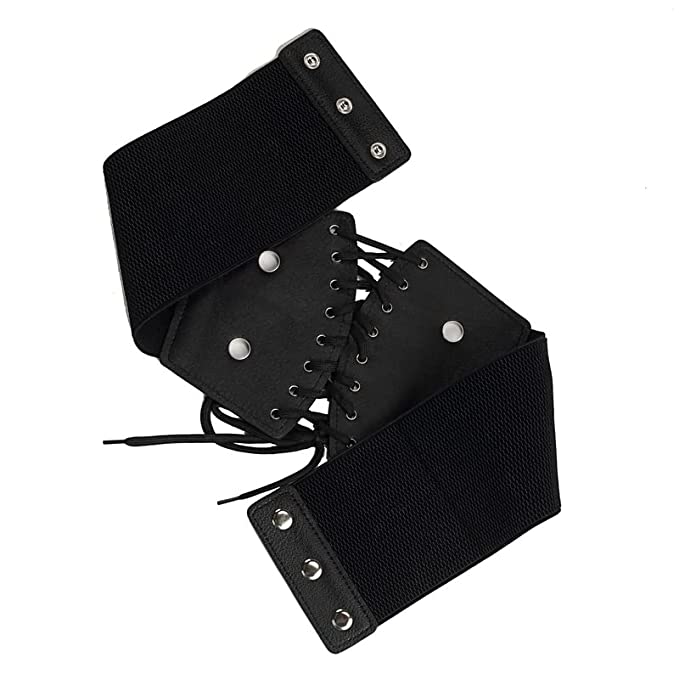 Redhorns Elastic Ladies Wide Belt#color_black