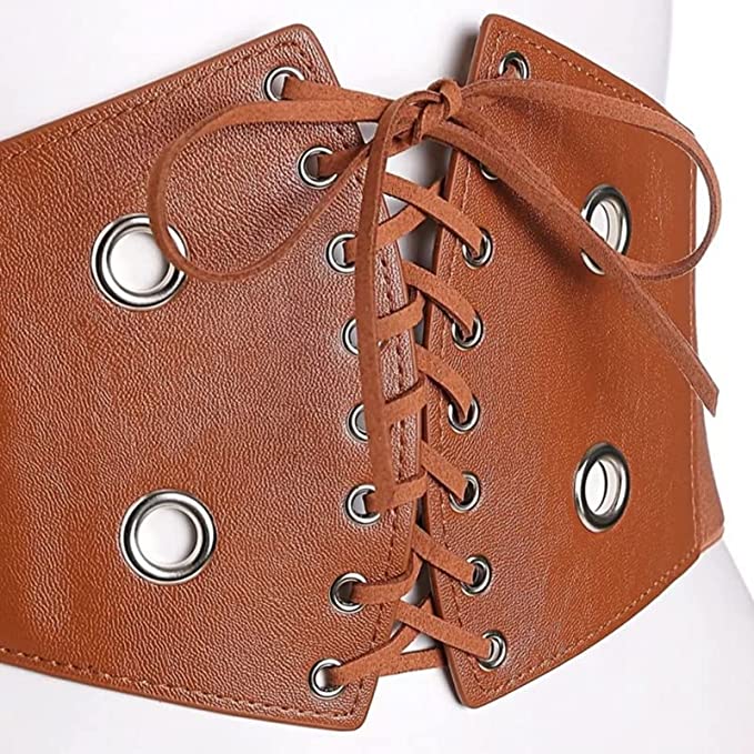 Redhorns Elastic Ladies Wide Belt#color_tan