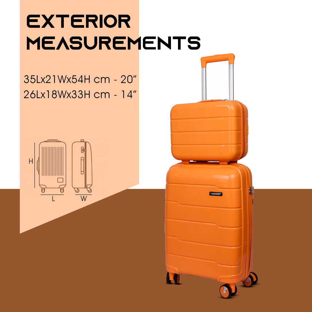 Cabin suitcase travel cabin backpack travel cabin bag#color_orange