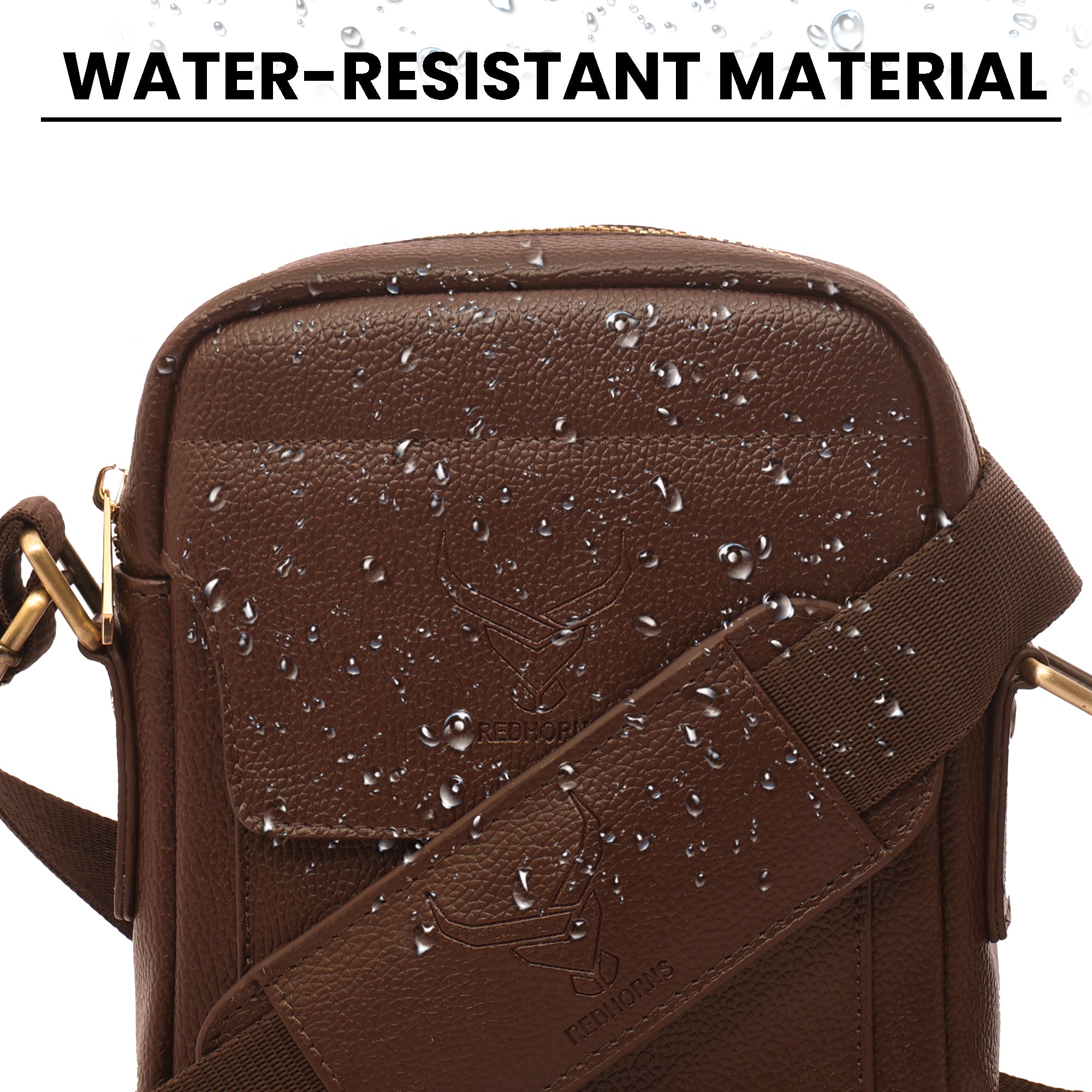 Faux Leather Sling Bag