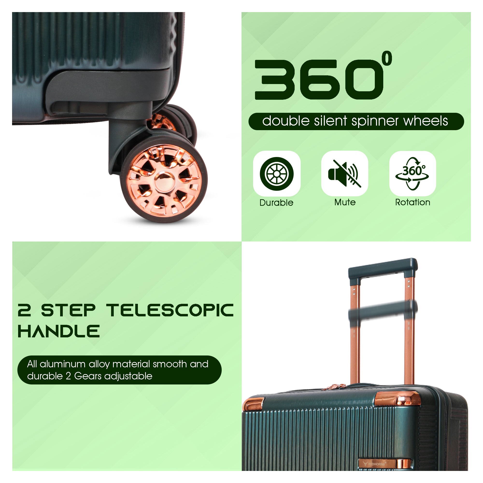 suitcase cover travel bag for women travel bags for men hand luggage bags cabin bag 7kg#color_green