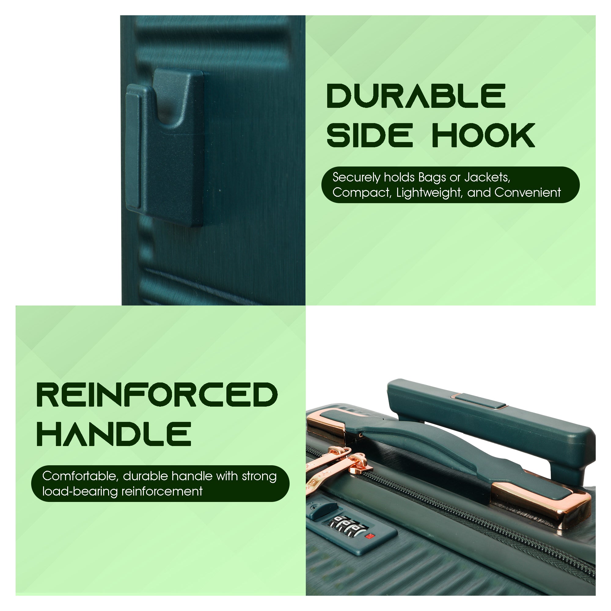 suitcase cover travel bag for women travel bags for men hand luggage bags cabin bag 7kg#color_green