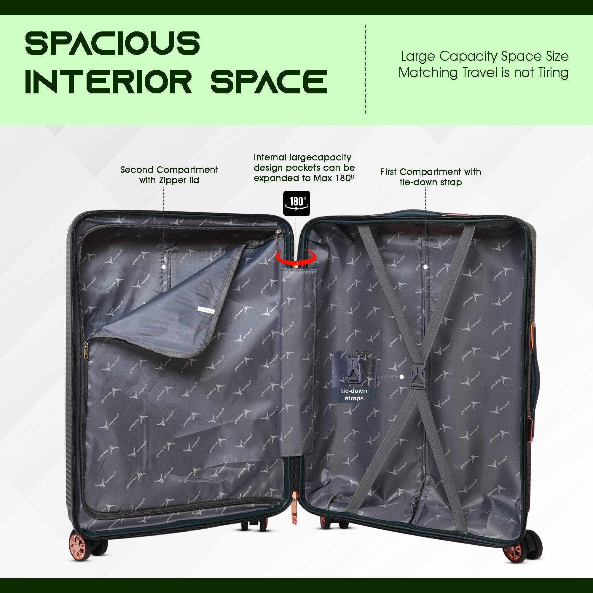 suitcase cover travel bag for women travel bags for men hand luggage bags cabin bag 7kg#color_green