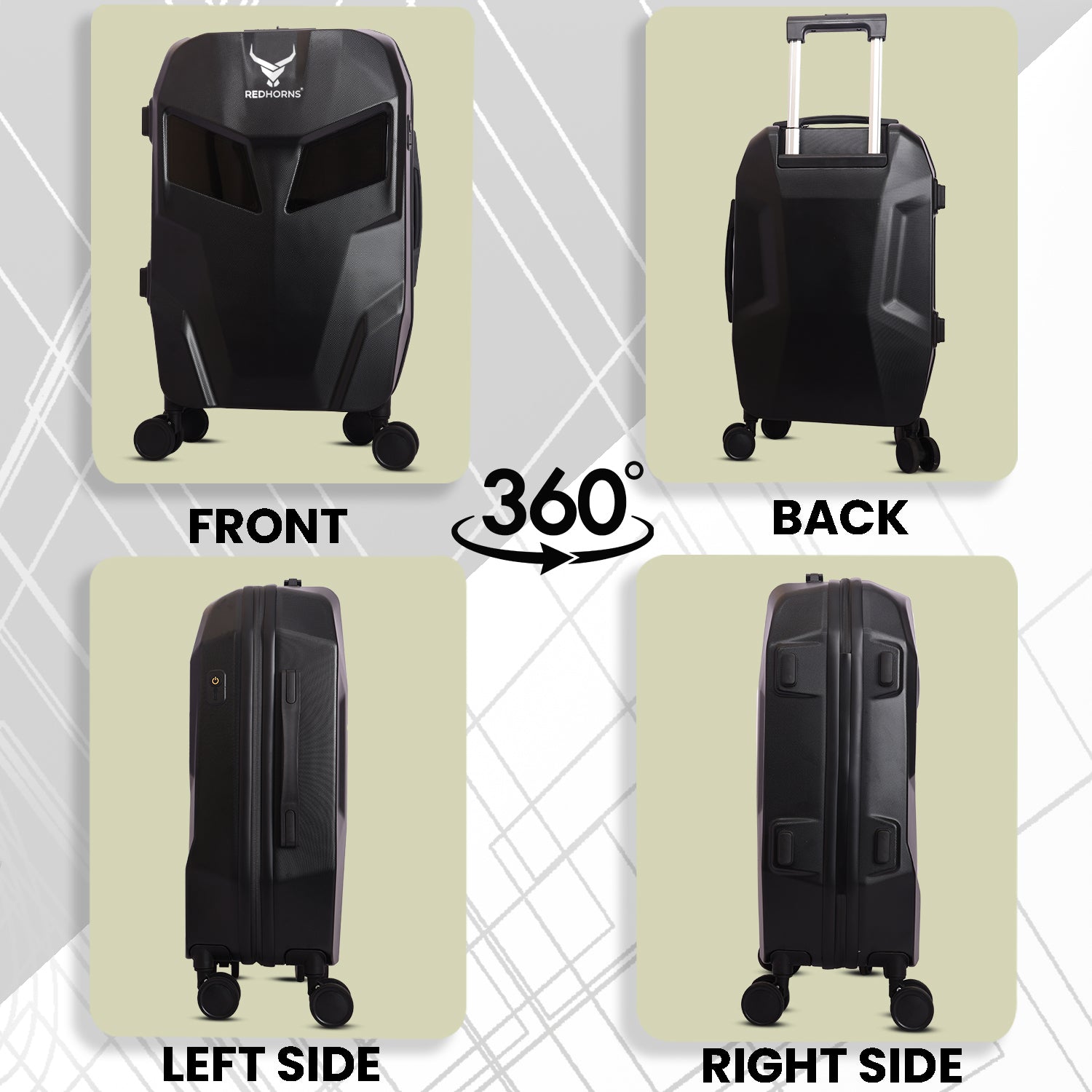 Lightweight led trolley bag #color_black