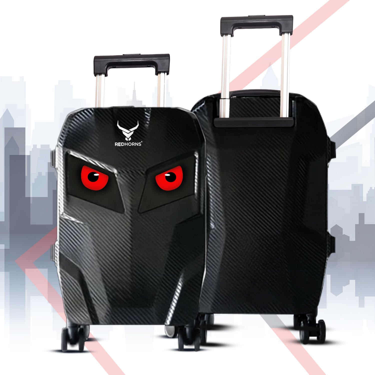 Lightweight led trolley bag #color_textured