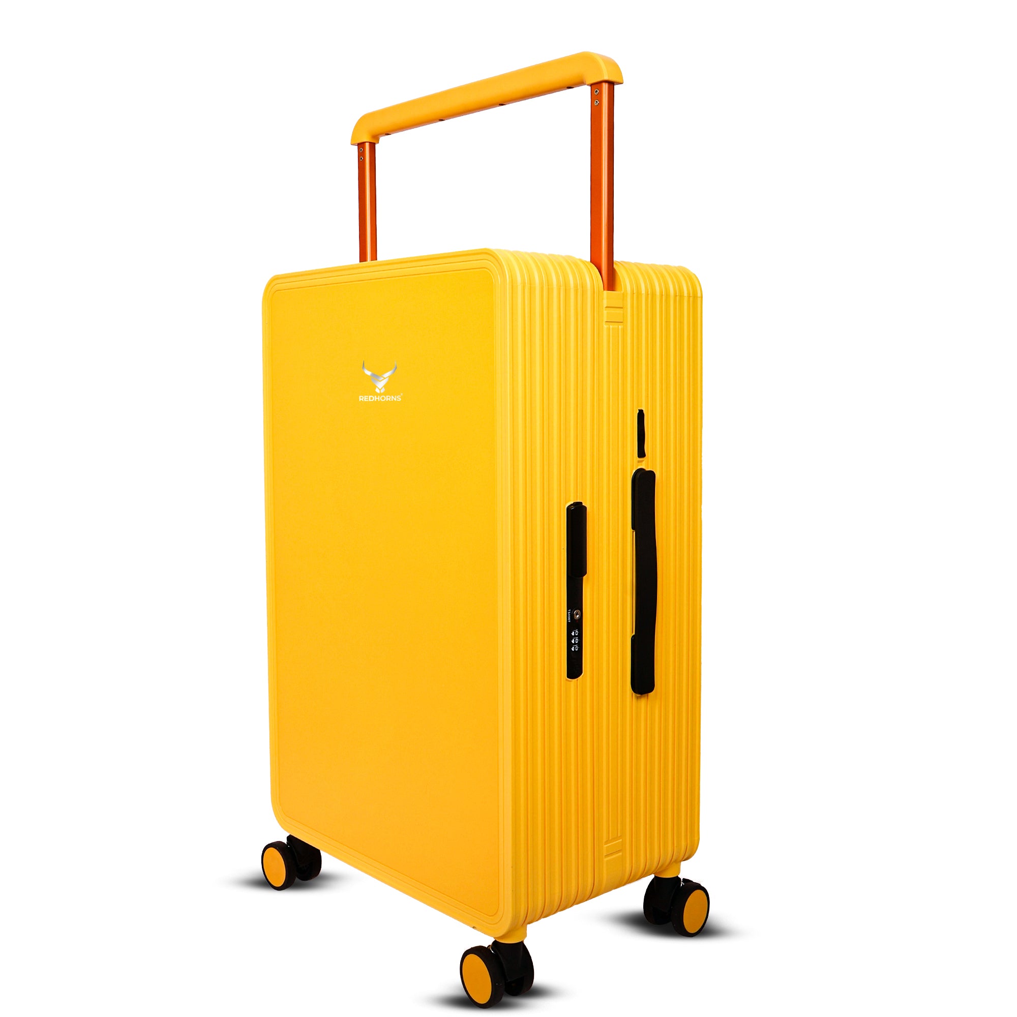 Lightweight luggage trolley bag #color_yellow