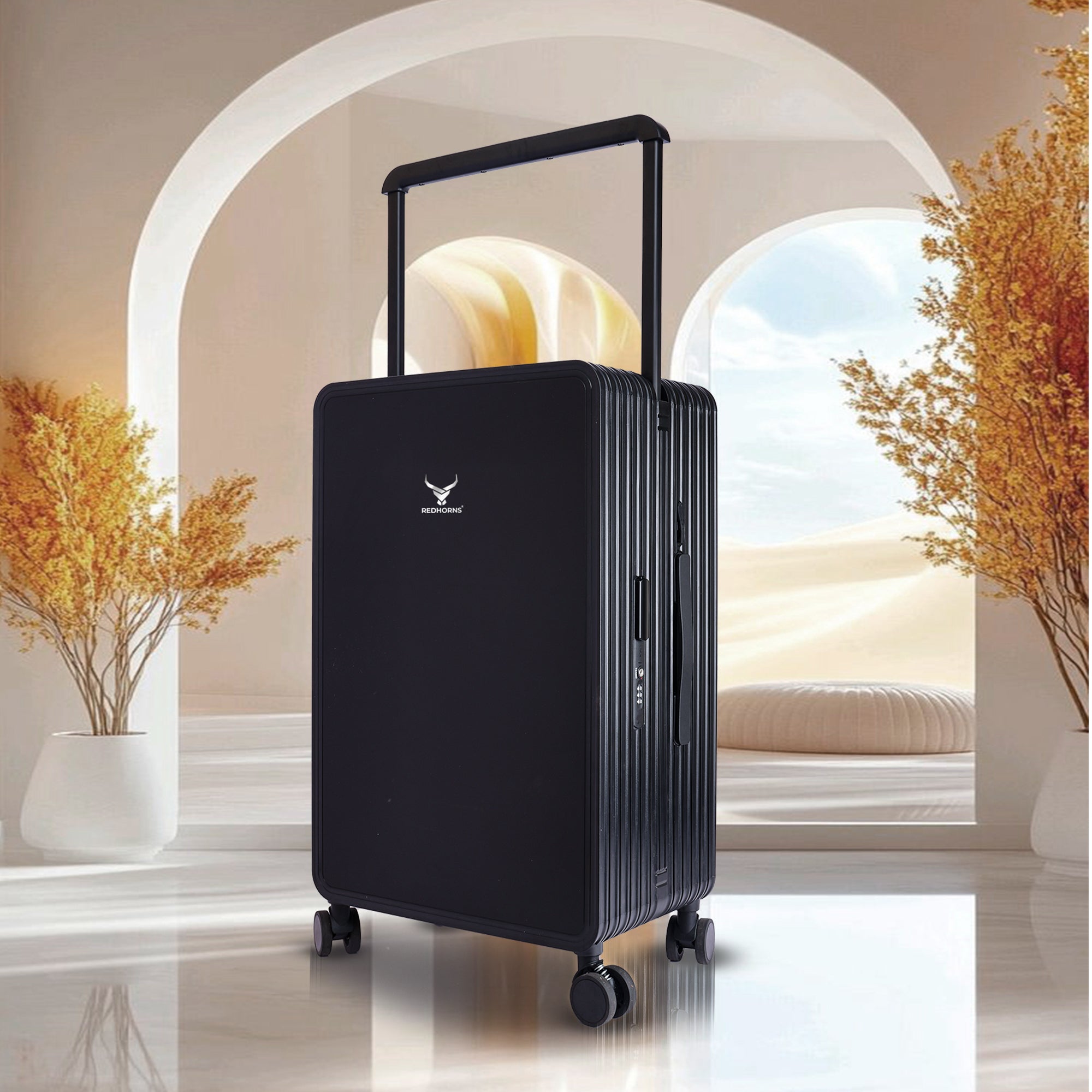 Lightweight luggage trolley bag #color_black