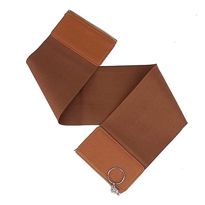 Redhorns Elastic Ladies Wide Belt#color_tan