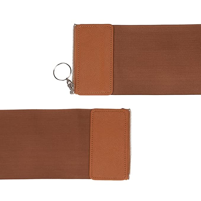 Redhorns Elastic Ladies Wide Belt#color_tan