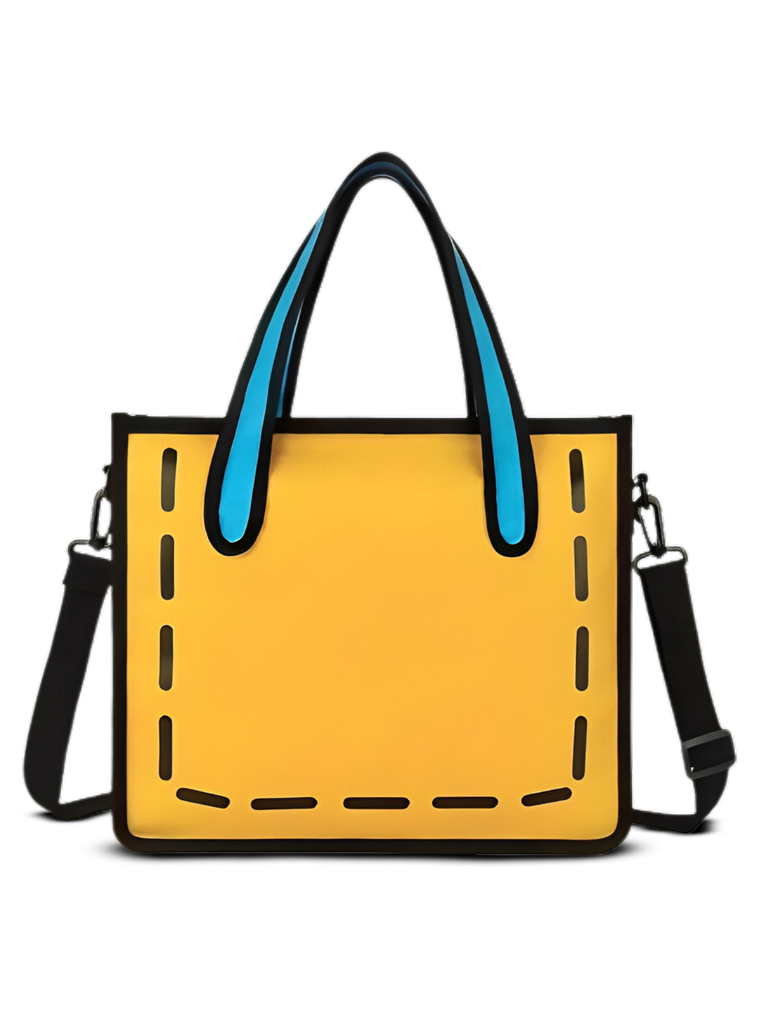 2d tote bag women handbag#color_yellow