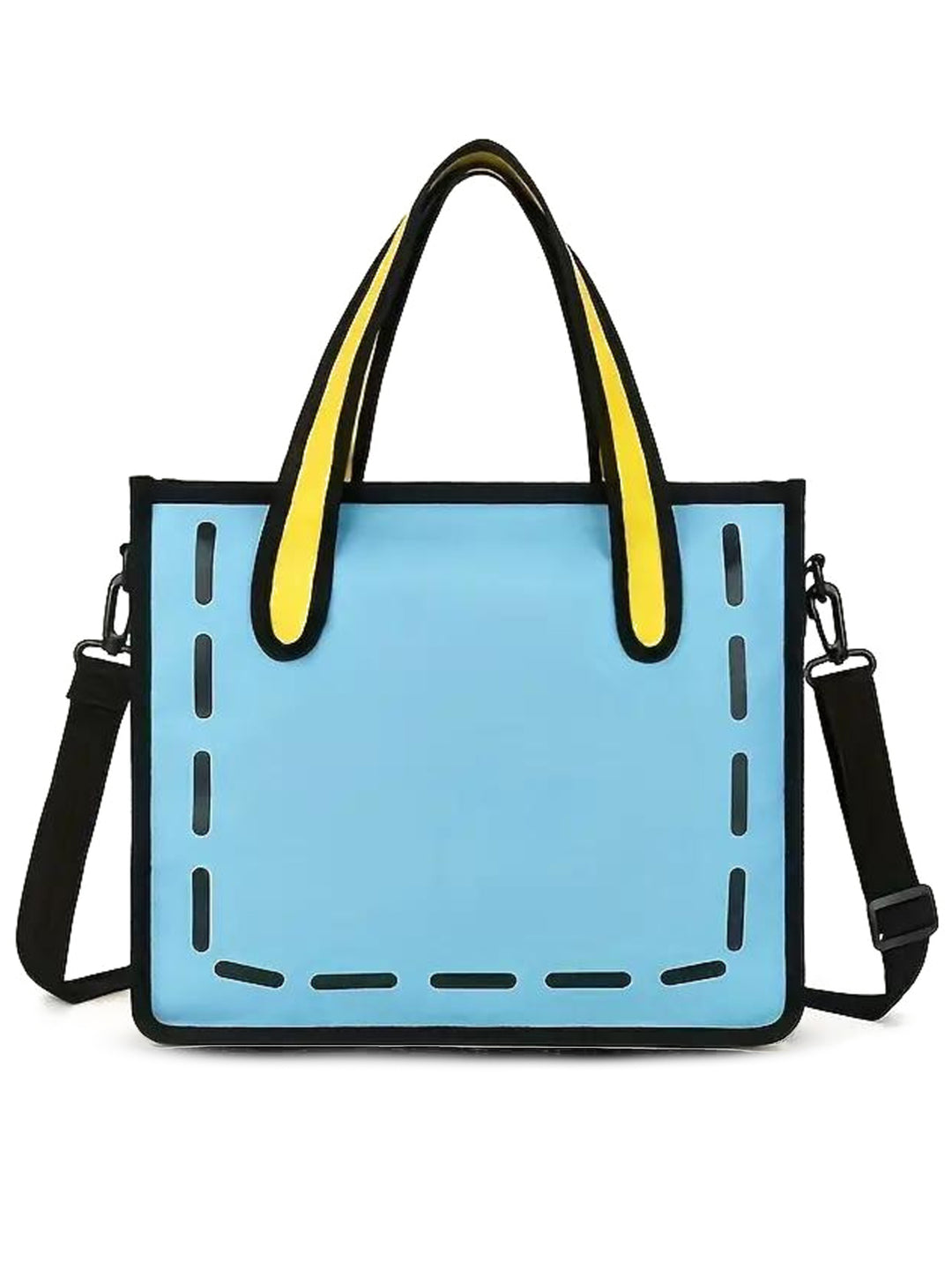 2d tote bag women handbag#color_sky-blue