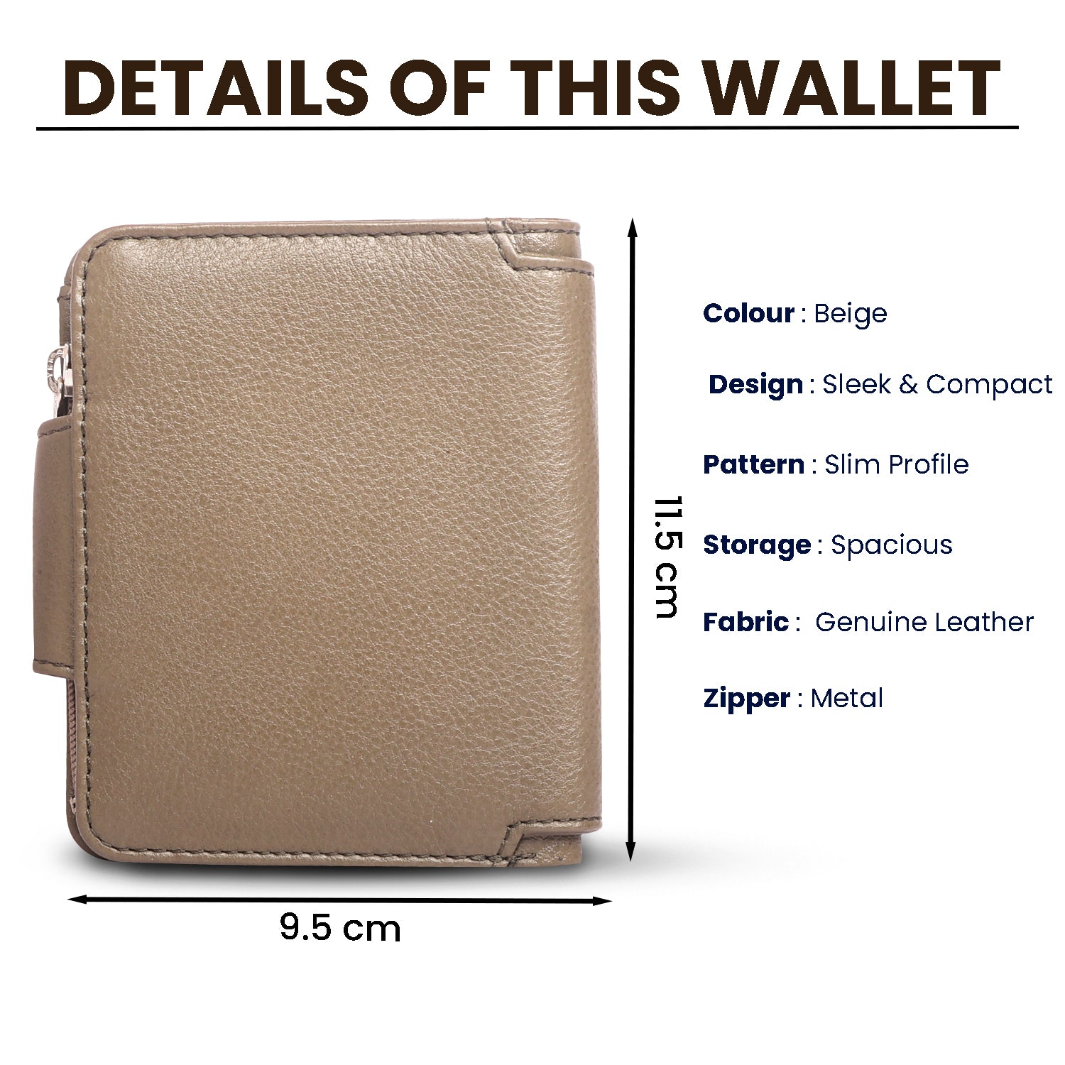 Rfid protected men leather wallet#color_beige