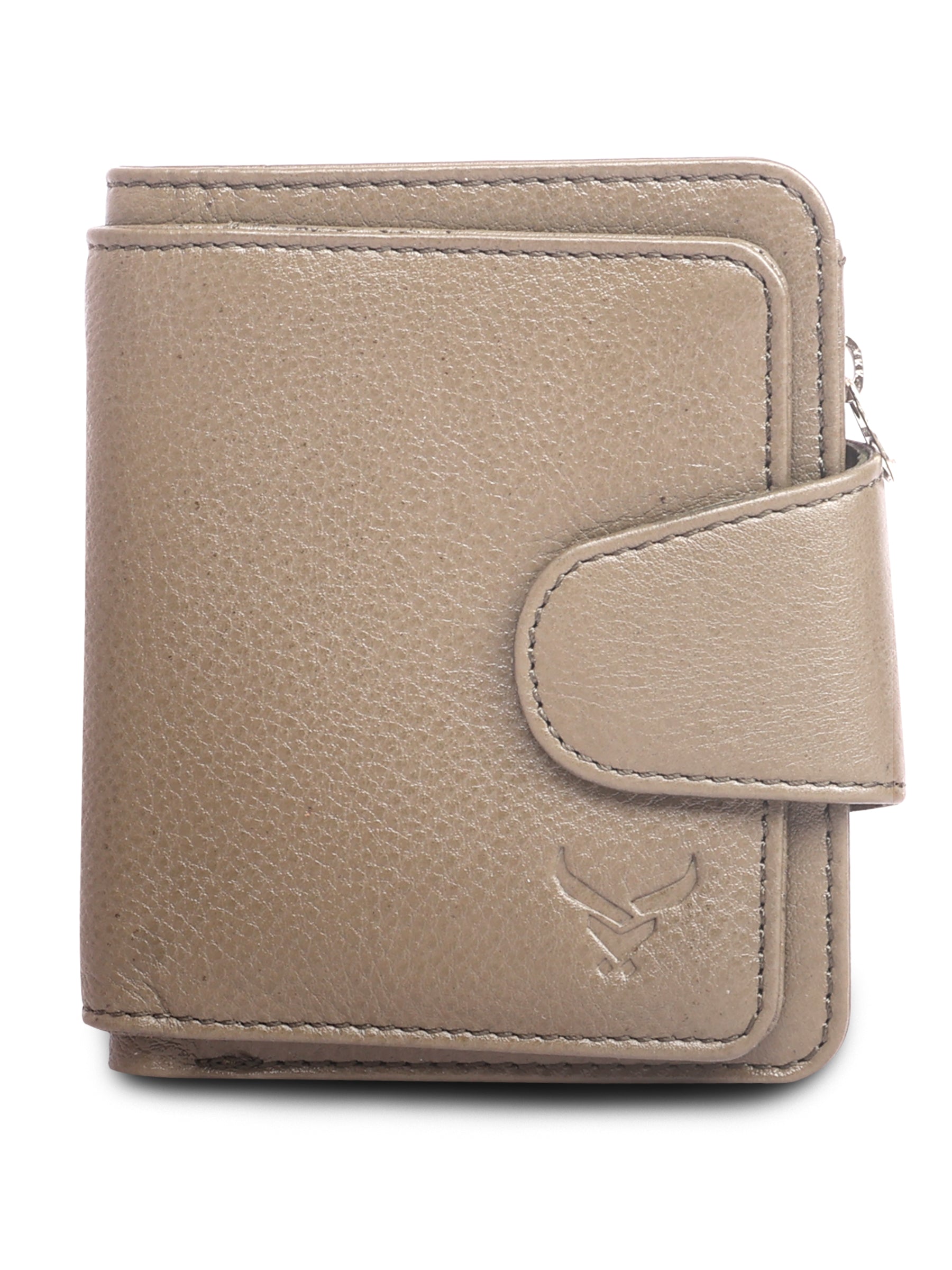 Rfid protected men leather wallet#color_beige