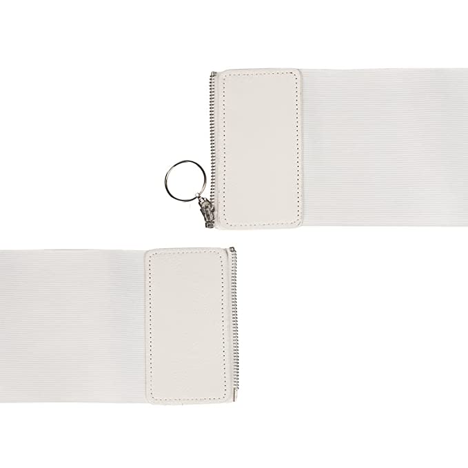 Redhorns Elastic Ladies Wide Belt#color_white