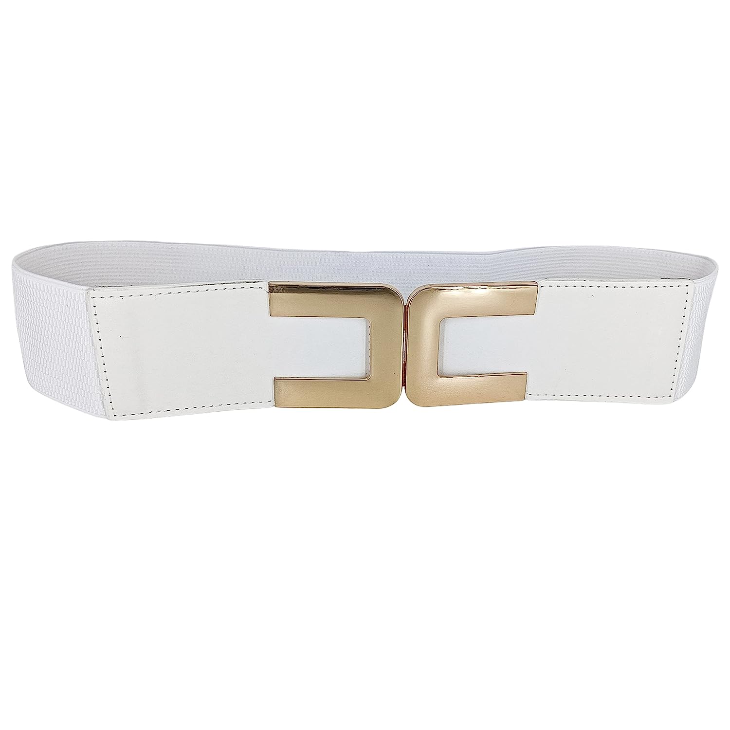 Redhorns Elastic Ladies Wide Belt#color_white