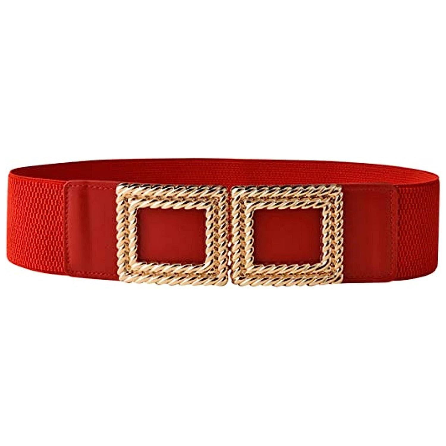 Redhorns Elastic Ladies Wide Belt#color_red
