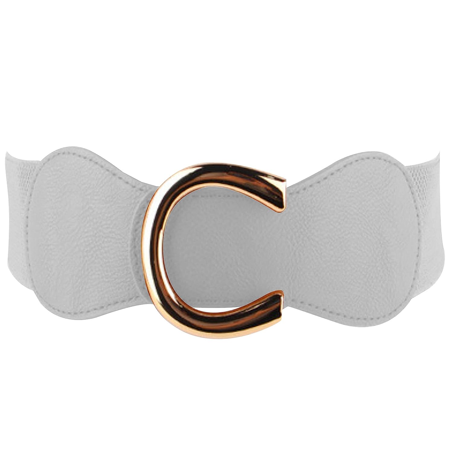 Redhorns Elastic Ladies Wide Belt#color_white