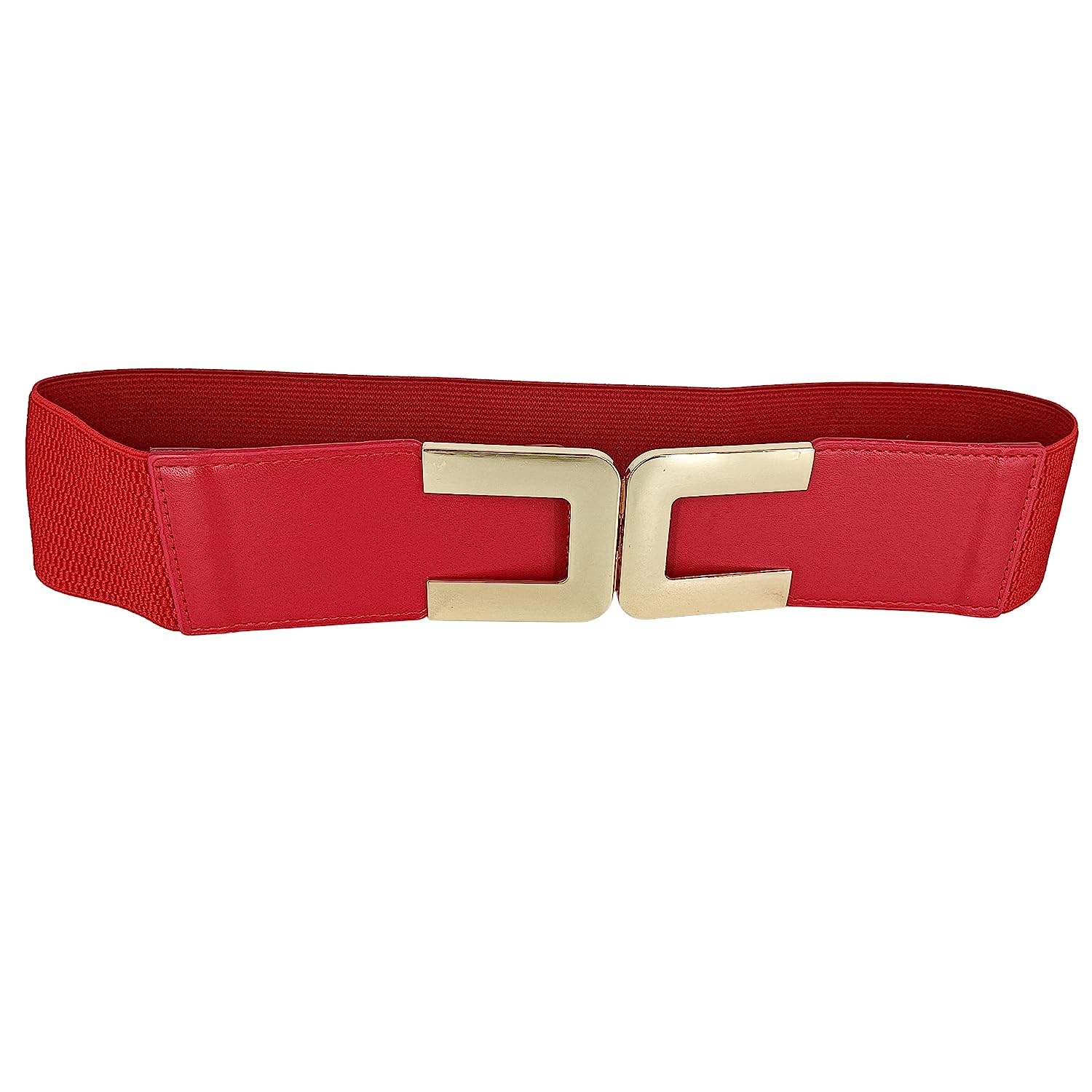 Redhorns Elastic Ladies Wide Belt#color_red