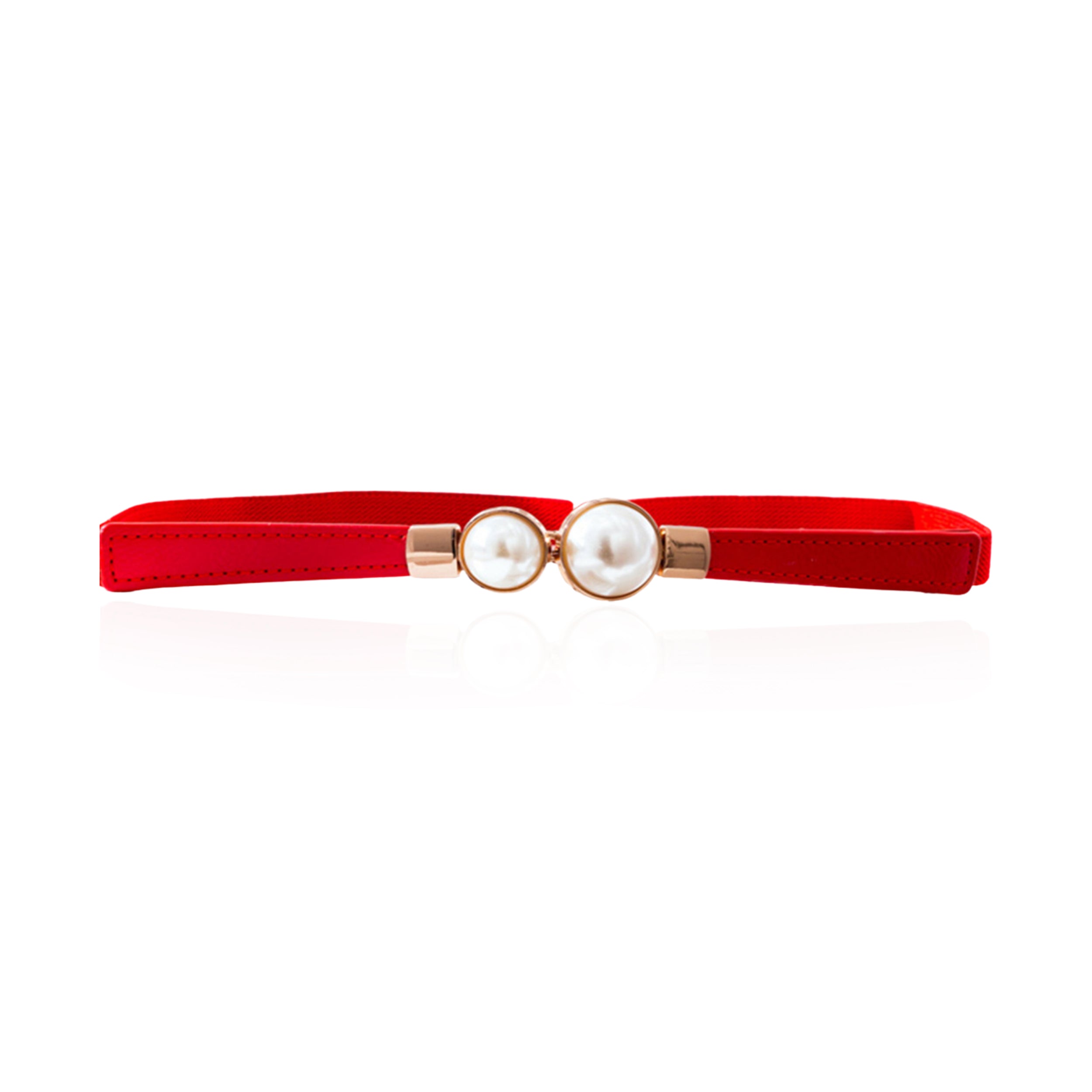 Red color womens belt#color_red