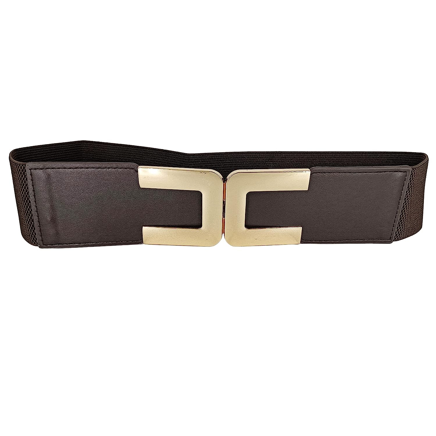 Redhorns Elastic Ladies Wide Belt#color_brown