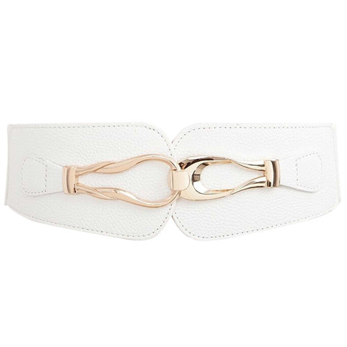 Redhorns Elastic Ladies Wide Belt#color_white