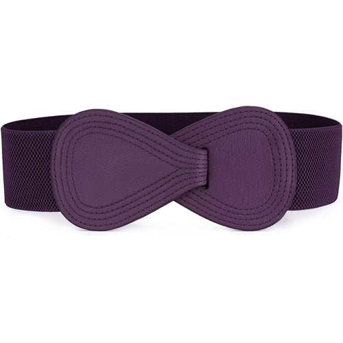 Redhorns Elastic Ladies Belt#color_purple