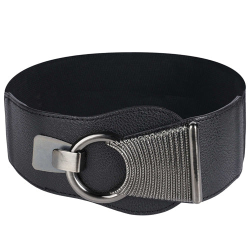 Redhorns Elastic Ladies Wide Belt#color_black