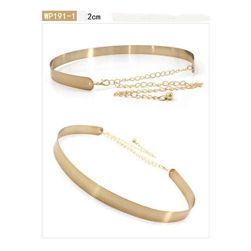 Ladies Golden Belt#color_golden