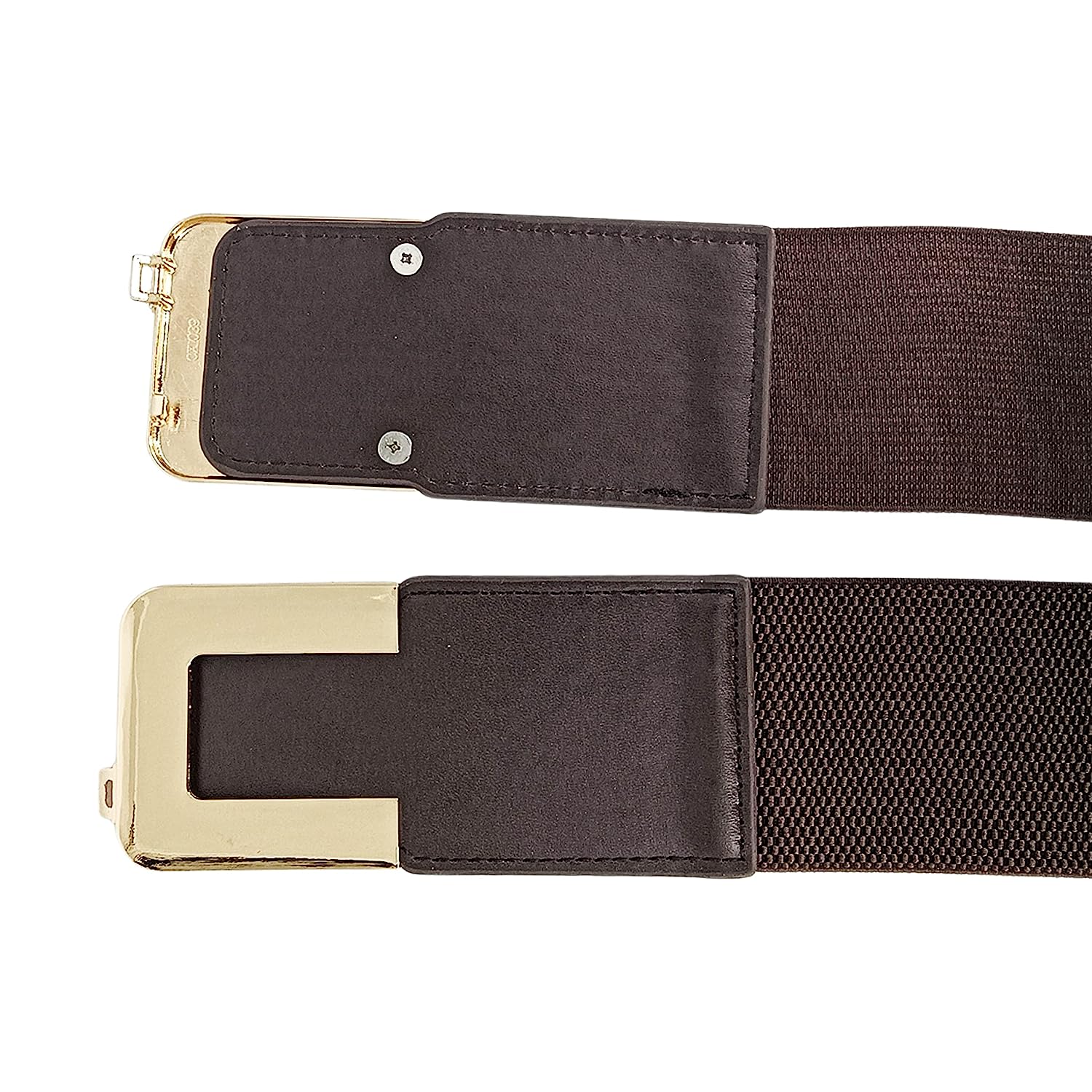 Redhorns Elastic Ladies Wide Belt#color_brown