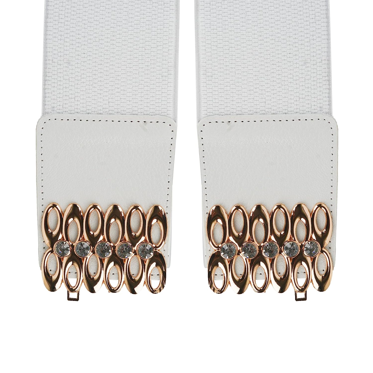 Redhorns Elastic Ladies Wide Corset Belt#color_white