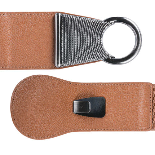 Redhorns Elastic Ladies Wide Belt#color_brown