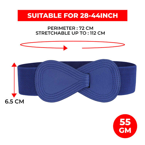 Redhorns Elastic Ladies Belt#color_blue