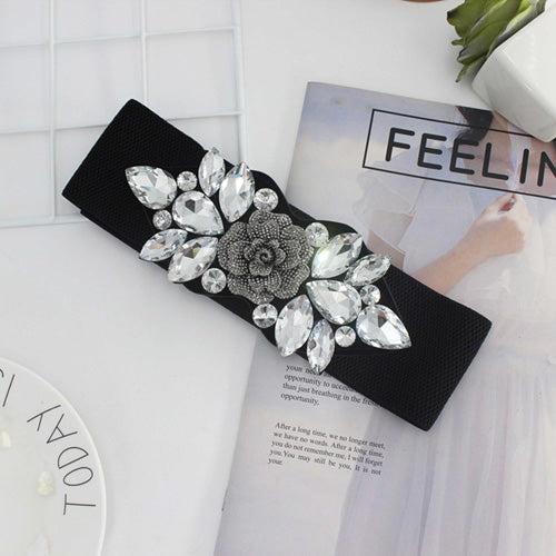 Redhorns Elastic Ladies Belt#color_silver