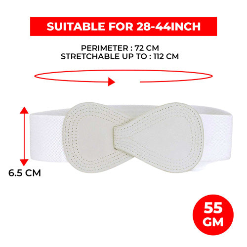Redhorns Elastic Ladies Belt#color_white