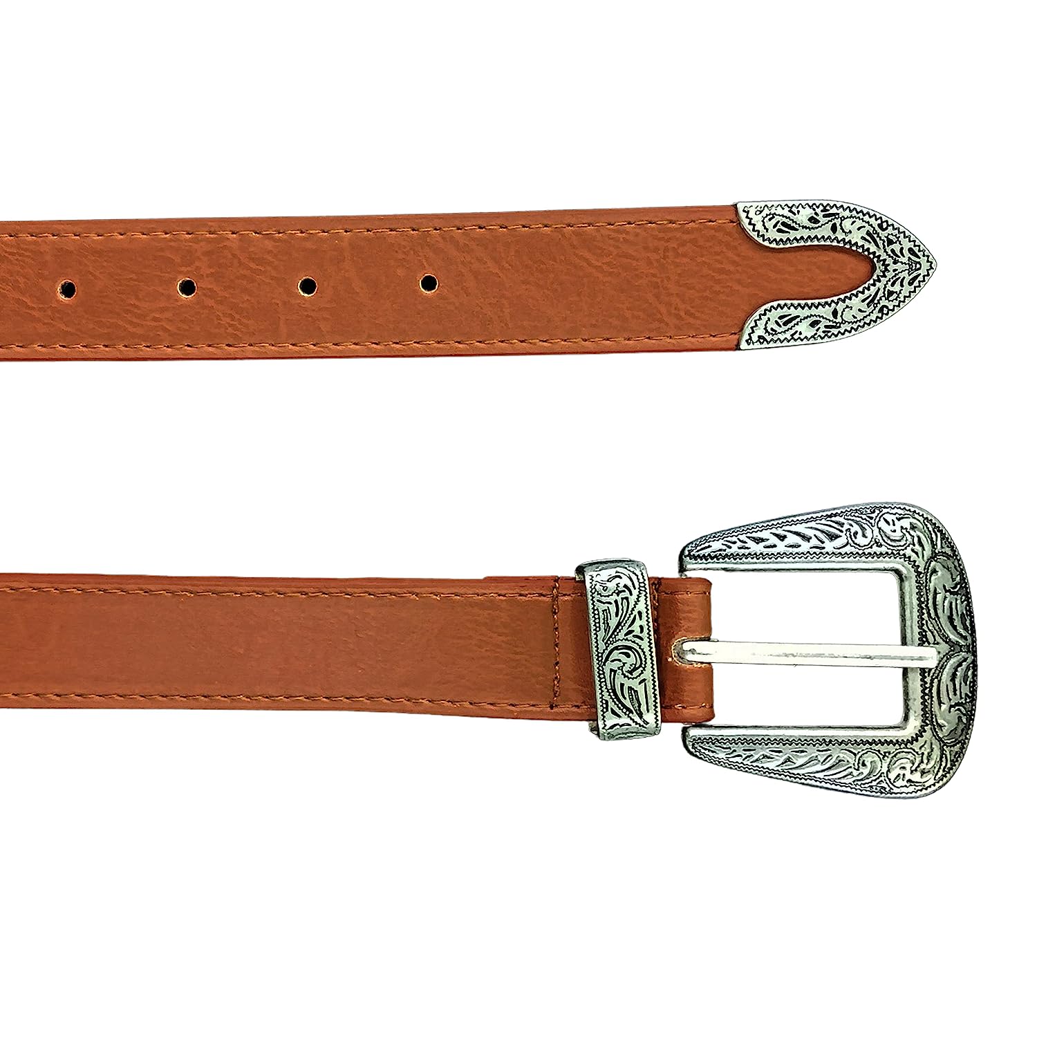 Redhorns Elastic Ladies Wide Belt#color_tan