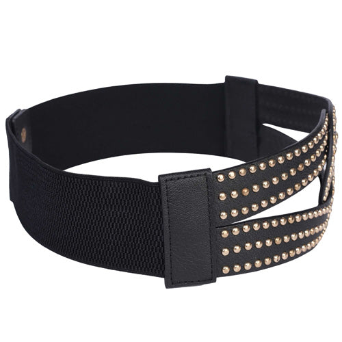 Redhorns Elastic Ladies Wide Belt#color_black