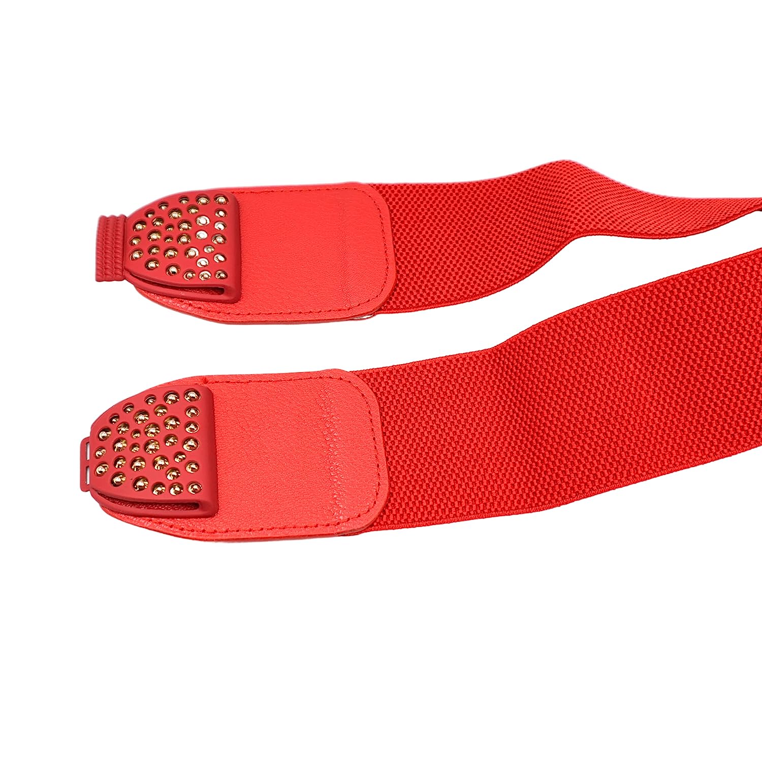 Redhorns Elastic Ladies Wide Belt#color_red