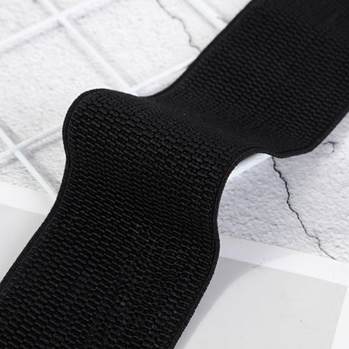 C-shaped Design Elastic Fabric Wide Belt for Women Dresses
