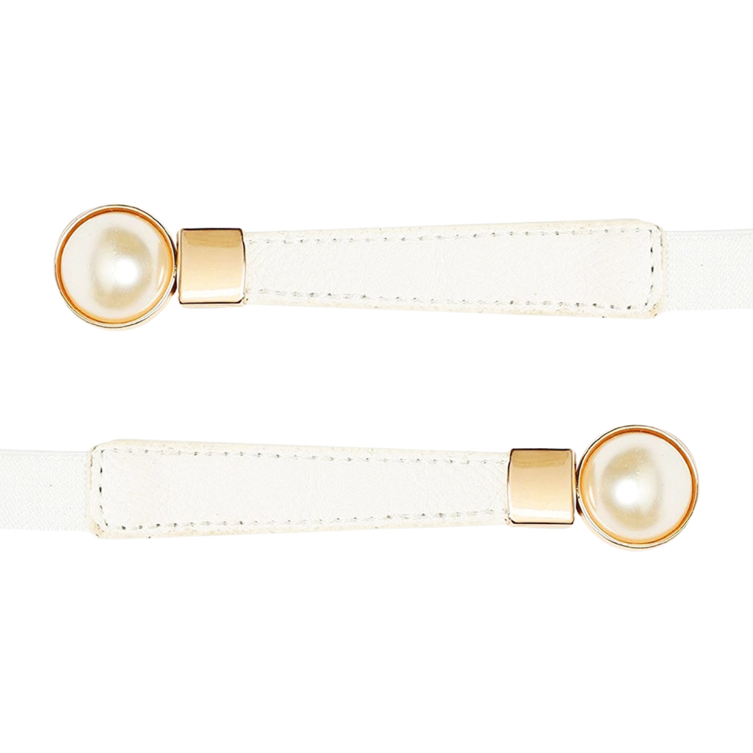 White color womens belt#color_white