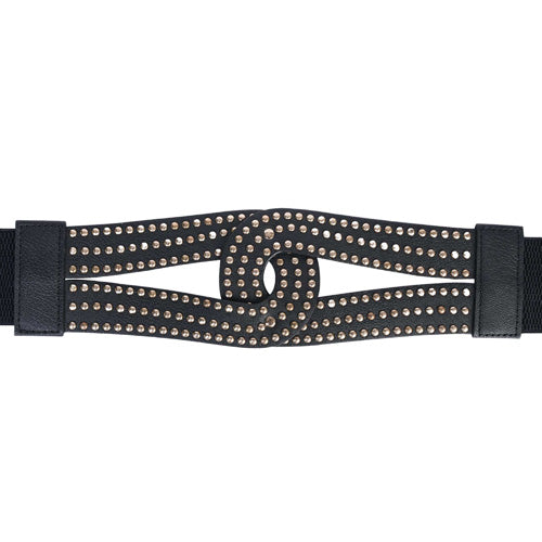 Redhorns Elastic Ladies Wide Belt#color_black