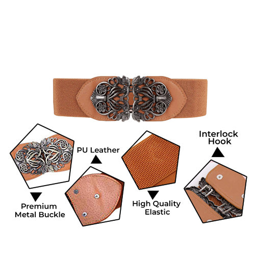 Ladies belt#color_brown